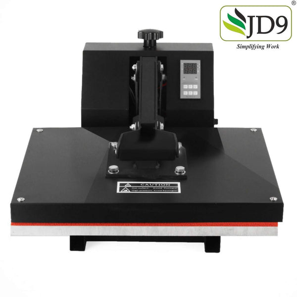JD9 16" x 24" Industrial-Quality Digital Sublimation Heat Transfer Machine T-Shirt Heat Press Machine, 40 x 60 cm, Black