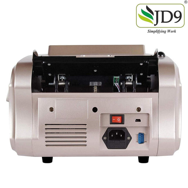 JD9 Exclusive Series Mix Note Value Counting Machine/Currency Counting Machine with Fake Note Detection, Super High Speed & High Capacity, with LED Display, Large LCD Screen (1200pcs / min)