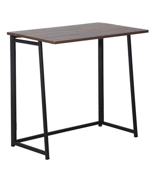 JD9 Foldable Table Study-Table Desk Home Office Workstation Adjustable and Portable (Work from Home) (Italian Dark, Large)