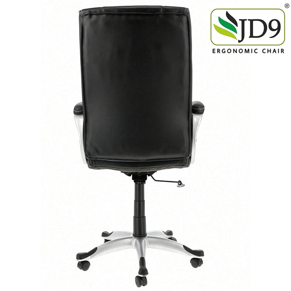 JD9 High Back Executive Swivel Office Desk Chair/revolving Chair/Director Chair Gaming Friendly Design (Black)