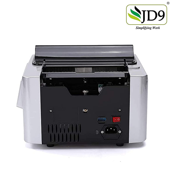 JD9 Mix Note Value Counting Machine Fully Automatic with Japanese Technology Fake Note Detection, Compatible with New Currency.