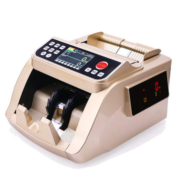 JD9 Business Grade Mix Note Value Counting Machine/Currency Counting with Fake Note Detection, High Speed & High Capacity, with LED Display and Large LCD Screen, Suitable for All Old & New Notes.