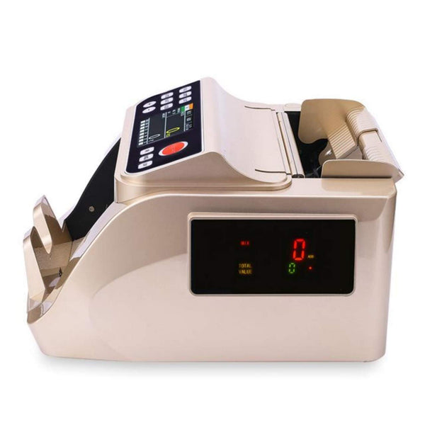 JD9 Business Grade Mix Note Value Counting Machine/Currency Counting with Fake Note Detection, High Speed & High Capacity, with LED Display and Large LCD Screen, Suitable for All Old & New Notes.