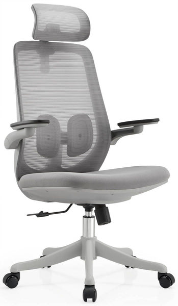 JD9 High Back Ergonomic Chair Cushion Seat with Advanced Syncro Tilt Mechanism, Flip up arms with Diagonal pad Adjustment