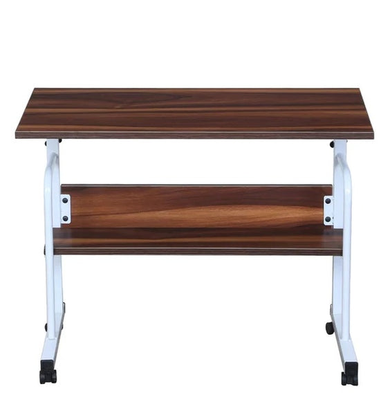 JD9 Height Adjustable Table, Laptop Table, Study Table for Students Kids, Standing Desk for Home Office (Coach Wood)