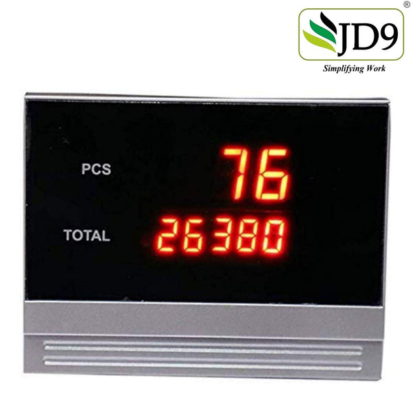 JD9 8888-E Mix Note Value Counting Business-Grade Machine Fully Automatic with Fake Note Detection (Champagne+Black)