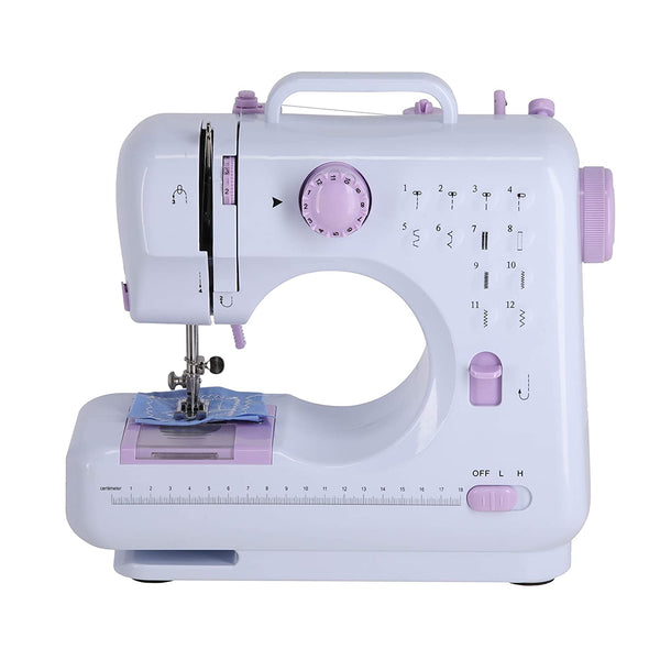 JD9 Sewing Machine for Home Tailoring, Sewing Machines, Mini Sewing Machine for Home, Sewing Machine Mini, Hand Machine for Stitching, Hand Sewing Machines with 12 in-Built Stitches
