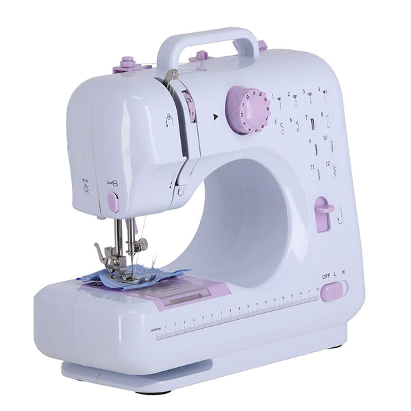 JD9 Sewing Machine for Home Tailoring, Sewing Machines, Mini Sewing Machine for Home, Sewing Machine Mini, Hand Machine for Stitching, Hand Sewing Machines with 12 in-Built Stitches