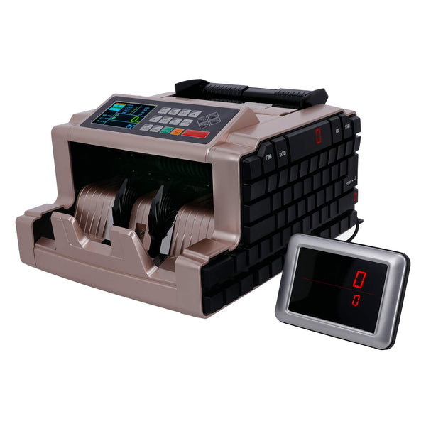 JD9 Mix Note Value Counting Machine/Currency Counting Machine with Fake Note Detection, High Speed & High Capacity with Side Keypad & Display Suitable for All Old & New Notes.