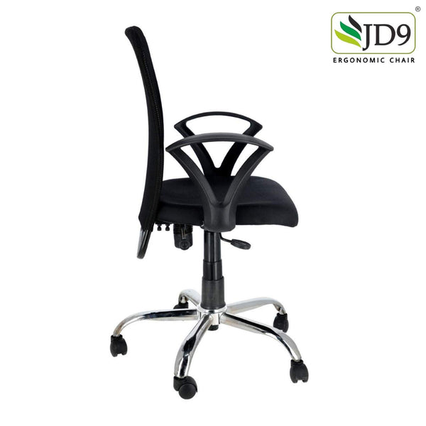 JD9 High Back Executive Swivel Office Desk Chair/revolving Chair/Director Chair with Ergonomic Design & Tilt Lock Mechanism (Black)