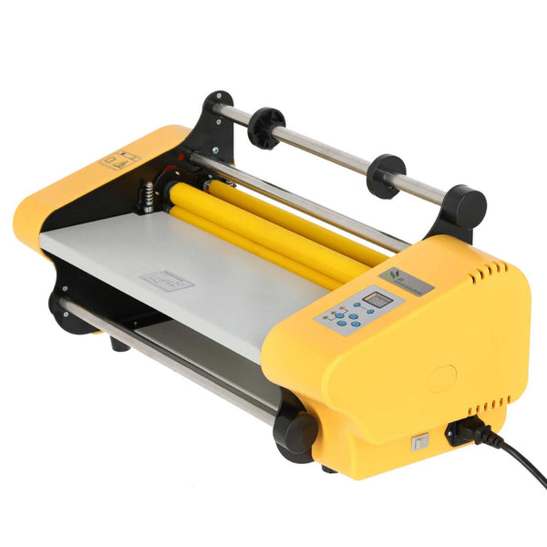 JD9 14" Thermal Roll to Roll Lamination Machine- Fully Automatic Professional Laminating Machine/Laminator for Upto 13" Roll Size with Hot and Cold Lamination.