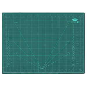 ALLWIN JD9 A2 Self-Healing 5 Layers Double Sided Durable Non-Slip PVC Professional Cutting Mat (23 x 17 Inch/59 x 44 cm, Green)