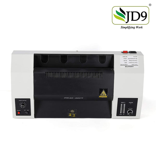JD9 Heavy Duty Speed Lamination/Laminating Machine Compact- Fully Automatic Lamination Machine/Laminator for Upto A3 Size with Hot and Cold Lamination (Upto 350 Microns Thickness)