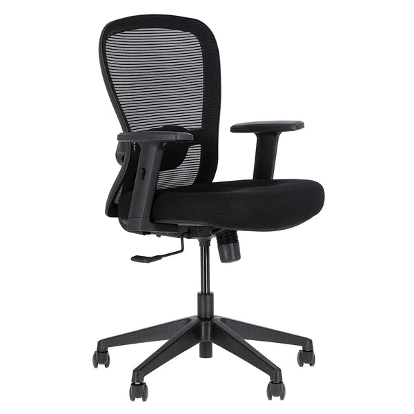 JD9 Ergonomic Office Chair for Home or Office (Breathable Mesh, Black)