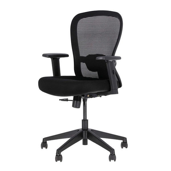 JD9 Ergonomic Office Chair for Home or Office (Breathable Mesh, Black)