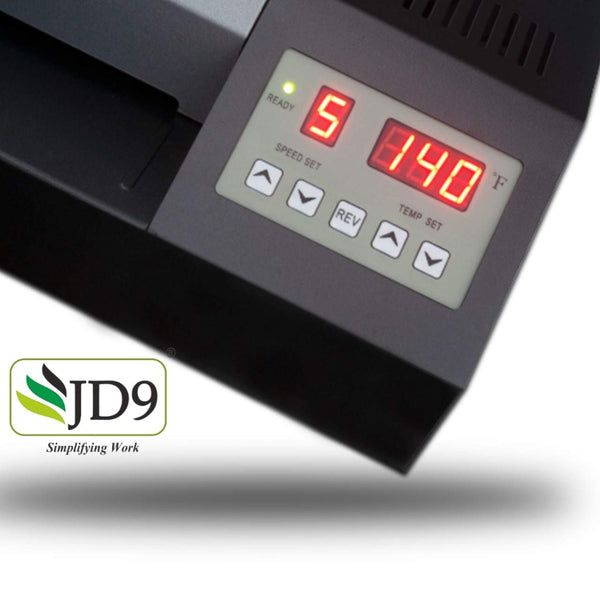 JD9 Professional Speed Lamination/Laminating Machine Compact- Fully Automatic Lamination Machine/Laminator for Upto A3 Size with Hot and Cold Lamination.