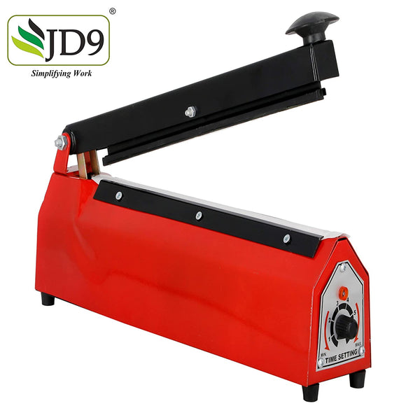 JD9 8 inches Premium Heavy Duty Heat Sealer, Packing Machine for Plastic Bag (Off White)