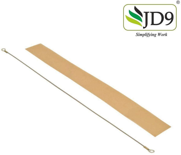 JD9 8 inches Heavy Duty Plastic IB Heat Sealer, Heat Sealer for Plastic Bag 8" inch, Impulse Sealer Machine, Packing Machine (Off-White).