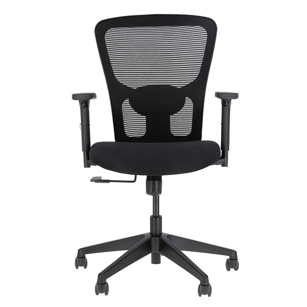 JD9 Cloud Mid Back Mesh Office/Study/Computer / (Breathable Mesh, Black)