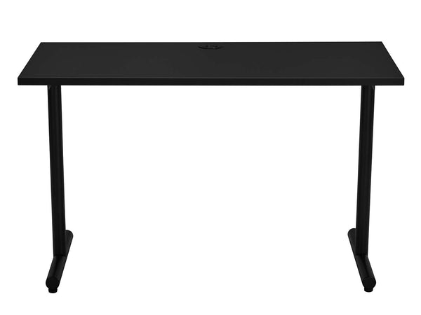 JD9 Dark Wenge Particle Board Office Table Office Desk for Home Office, 47" X 23" X 29"