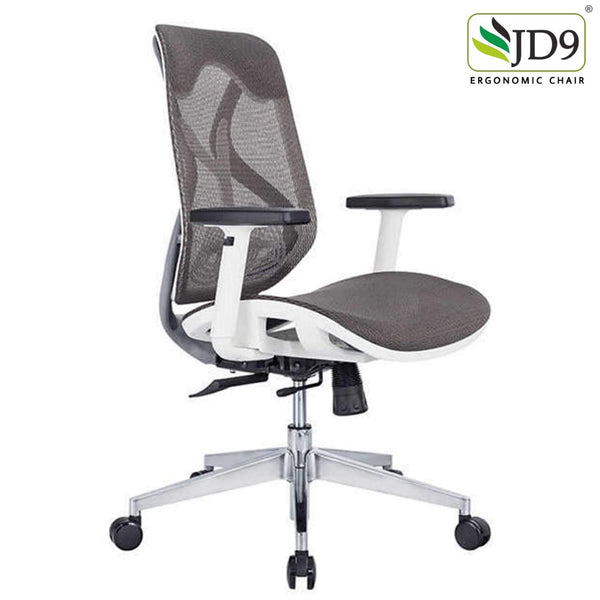 JD9 Medium Back Ergonomic Chair with Advanced Syncro Tilt Mechanism with Multi Position Lock for Office & Home