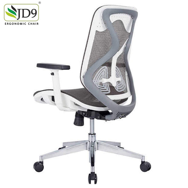JD9 Medium Back Ergonomic Chair with Advanced Syncro Tilt Mechanism with Multi Position Lock for Office & Home