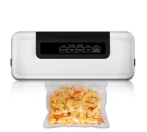 JD9 Vacuum Sealing and Packing Machine with Vacuum Storage Bags(24 * 20cm)-10, Heavy Duty, Multifunction Settings for Moist and Dry Food, Normal and Gentle Vacuum with External Vacuum Function.