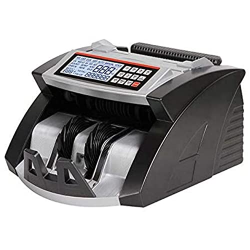 JD9 Latest Note Counting Machine with Fake Note Detection/Currency Counting Machine/Money Counting Machine with UV MG IR Detection - Heavy Duty for Professional & Bank USE