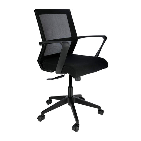 JD9 Office Chair with Advanced Centre Tilt Mechanism for Home or Office (Black)