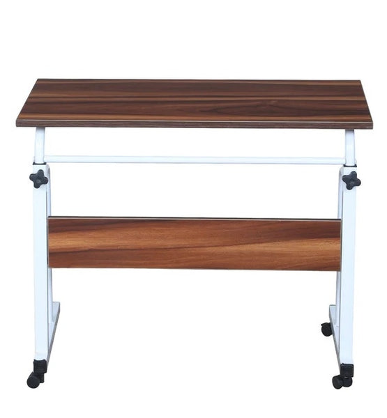 JD9 Height Adjustable Table, Laptop Table, Study Table for Students Kids, Standing Desk for Home Office (Coach Wood)