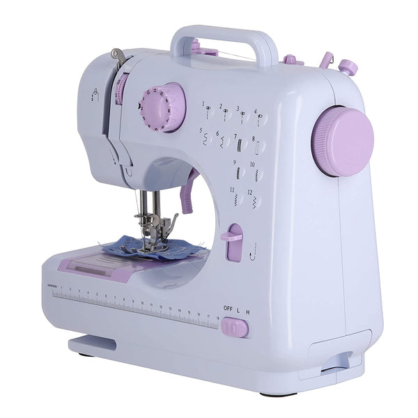 JD9 Sewing Machine for Home Tailoring, Sewing Machines, Mini Sewing Machine for Home, Sewing Machine Mini, Hand Machine for Stitching, Hand Sewing Machines with 12 in-Built Stitches