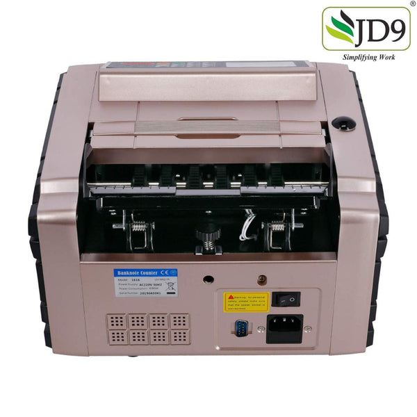 JD9 Mix Note Value Counting Machine/Currency Counting Machine with Fake Note Detection, High Speed & High Capacity with Side Keypad & Display Suitable for All Old & New Notes.