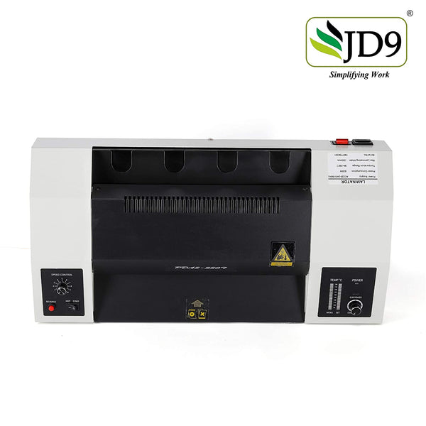 JD9 Heavy Duty Speed Lamination/Laminating Machine Compact- Fully Automatic Lamination Machine/Laminator for Upto A3 Size with Hot and Cold Lamination (Upto 350 Microns Thickness)