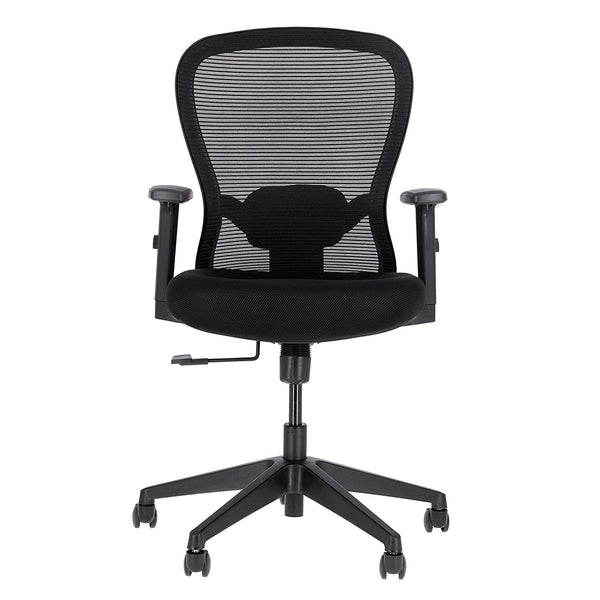 JD9 Ergonomic Office Chair for Home or Office (Breathable Mesh, Black)