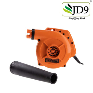 JD9 Electric Air Blower 700W, 17000 RPM, Blow Rate 2.3 M/Min with High Air Flow, Air Blower Cleaner for Home, Office and Outdoors, Air Blower for Dust Cleaner, Car, Computer Cleaner (Orange)