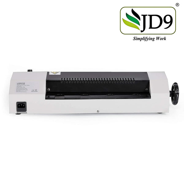 JD9 Lamination Machine- Fully Automatic Professional Laminating Machine/Laminator for Upto A3 Size with Hot and Cold Lamination(Photos ID,I-Card,Certificate).